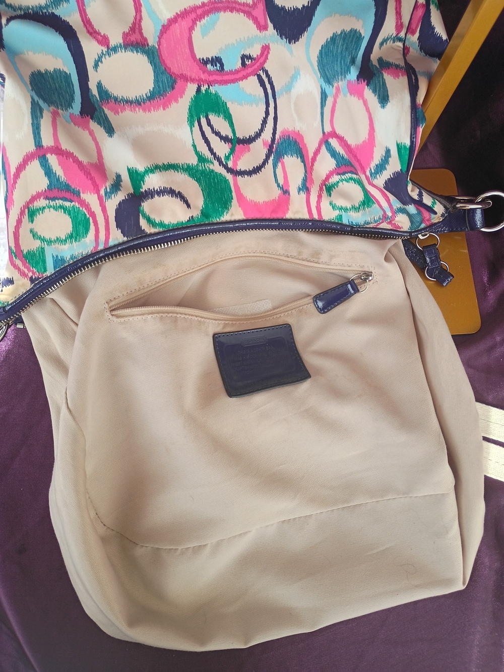 Coach Ikay Scribble Bag - Picture 11 of 16